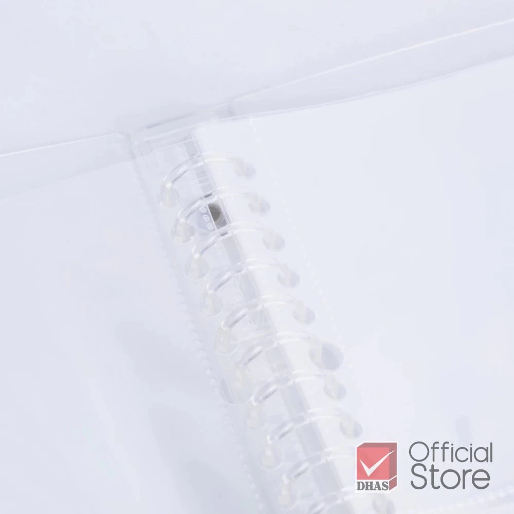 แฟ้มพลาสติก 20 ห่วง ใส่การ์ด A5 ตราช้าง Elephant