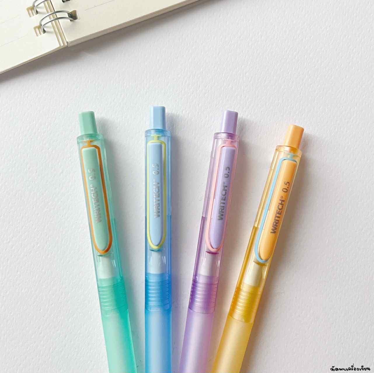 ปากกาเจลลบได้ 0.5mm Writech Space Up นวัตกรรมกดไร้เสียง