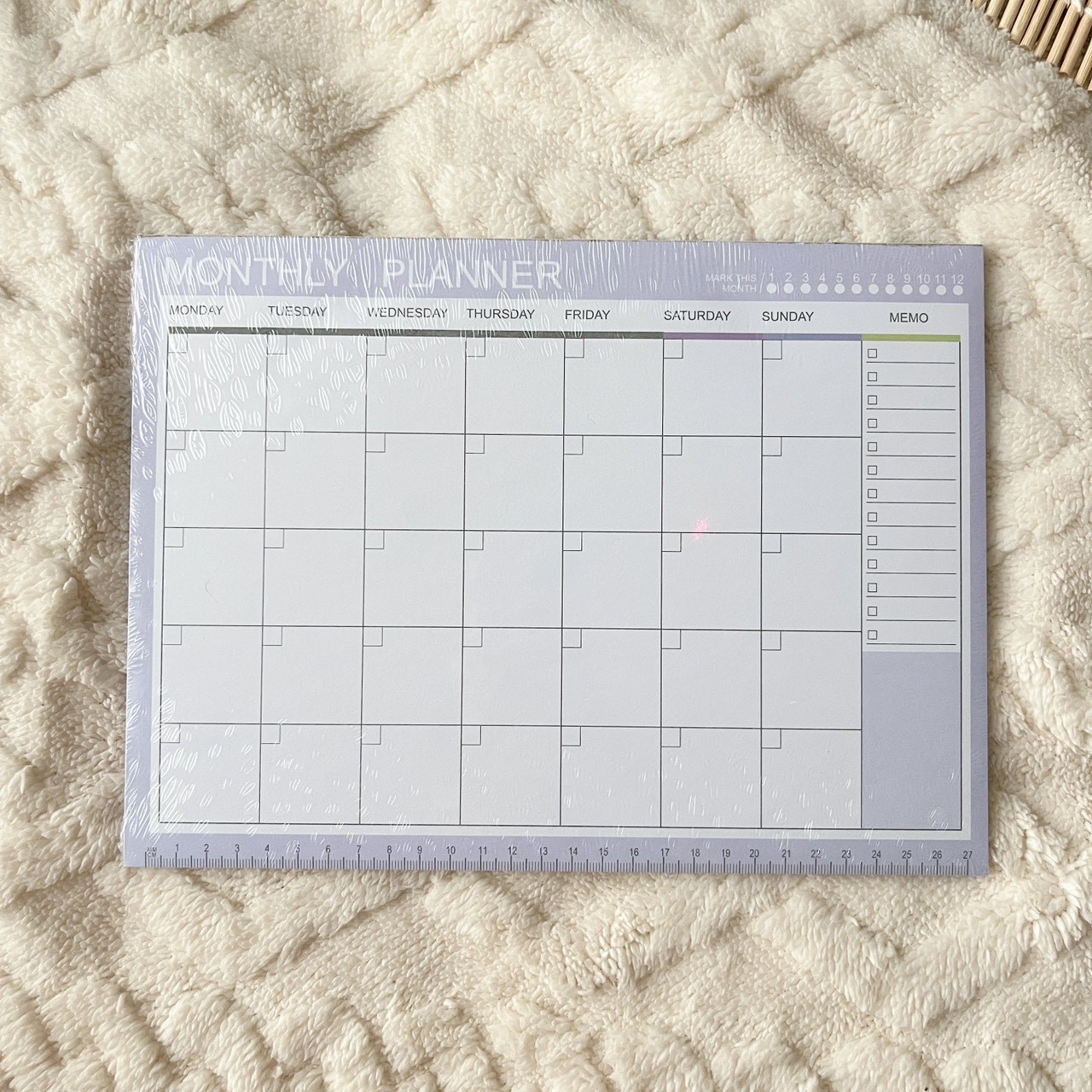 กระดาษโน้ต แพลนเนอร์ Monthly Planner A4