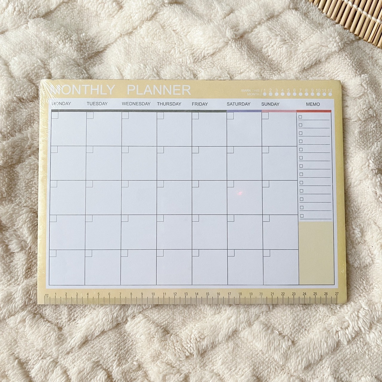 กระดาษโน้ต แพลนเนอร์ Monthly Planner A4