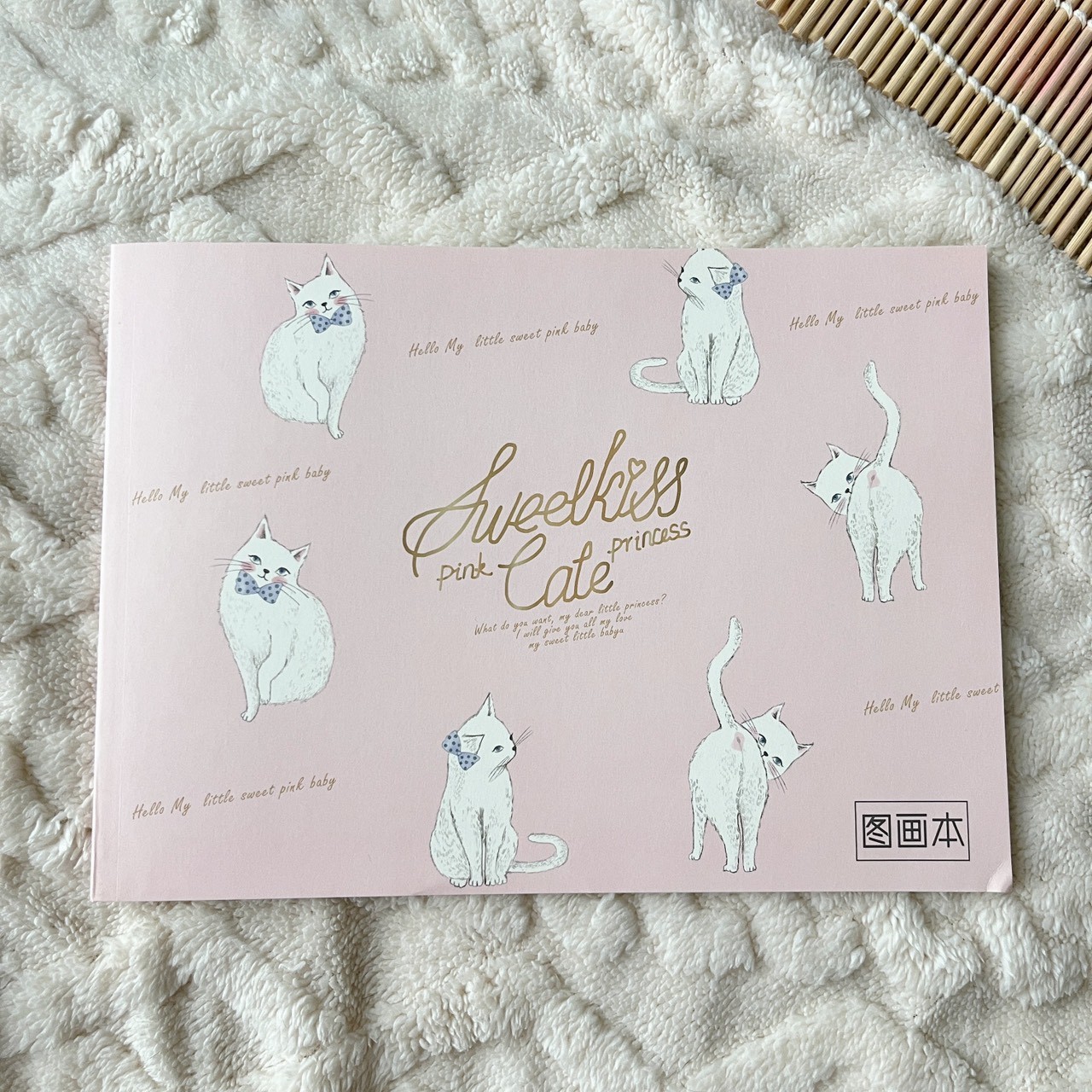 สมุดวาดรูป ขนาด 21x29cm ปกน้องแมว