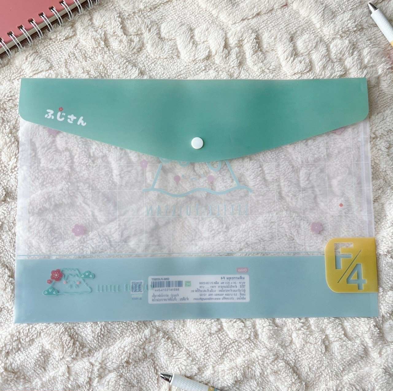 แฟ้มกระดุม ขนาด A4 กับ F4 Oniso Fujisan Collection