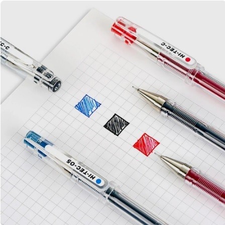PILOT ปากกาเจลกันน้ำ HI-TEC-C 0.25 กับ 0.3 mm (นำเข้าจากญี่ปุ่นของแท้)