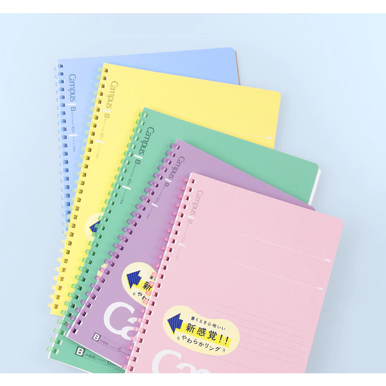KOKUYO Campus สมุดโน๊ตสันห่วง SOFT RING ขนาด A5 และ B5