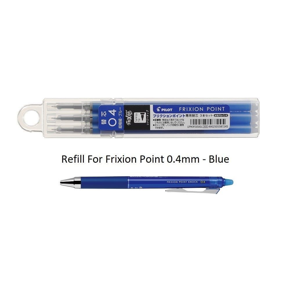 Pilot Frixion ไส้ปากกาลบได้ Refill รุ่น 1 กด (ของแท้นำเข้าจากญี่ปุ่น)