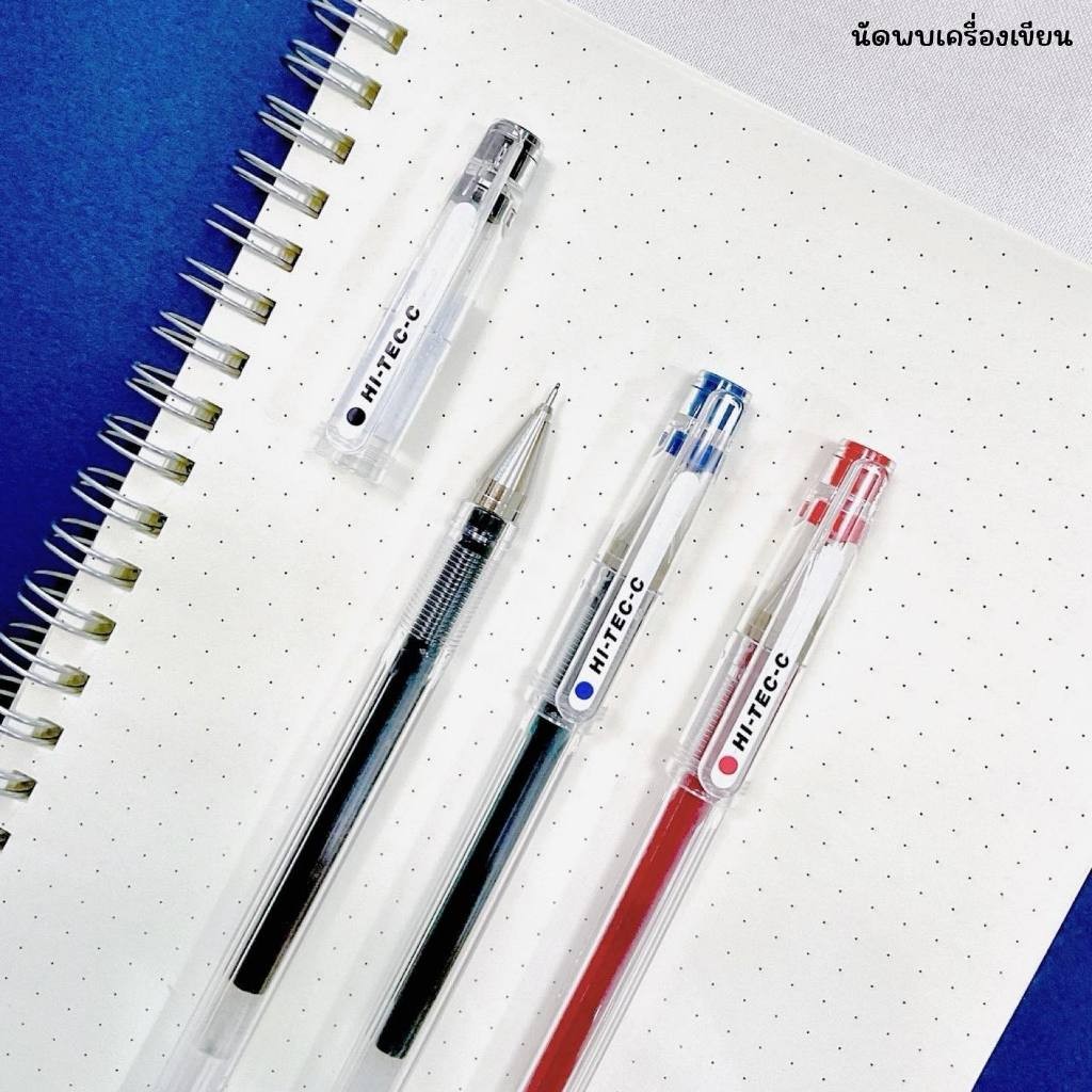 PILOT ปากกาเจลกันน้ำ HI-TEC-C 0.25 กับ 0.3 mm (นำเข้าจากญี่ปุ่นของแท้)