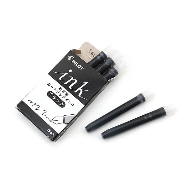 Pilot หมึกหลอดปากกาหมึกซึม Cartridge ink (1 กล่อง 5 หลอด)