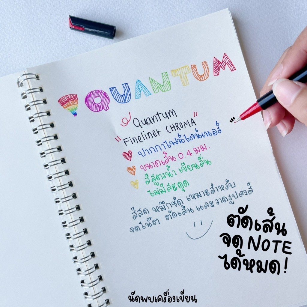 แพ็คปากกาไฟน์ไลน์เนอร์ FINELINER CHROMA Quantum 0.4 mm จำนวน 12 ด้าม