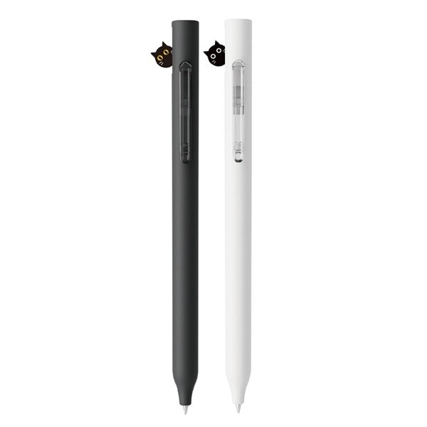 Meniu HI & SEE ปากกาแมวดำซ่อนแอบ  ปากกาเจลกันน้ำ ขนาด 0.5 mm