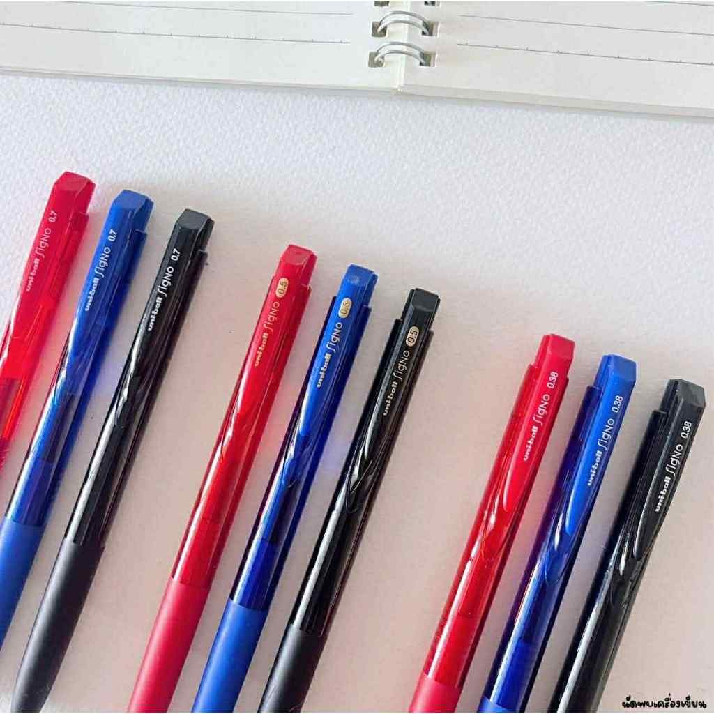 ปากกาเจลกันน้ำ UNI SIGNO RT1 0.38 0.5 เเละ 0.7 MM (นำเข้าจากญี่ปุ่นของแท้ 100%)
