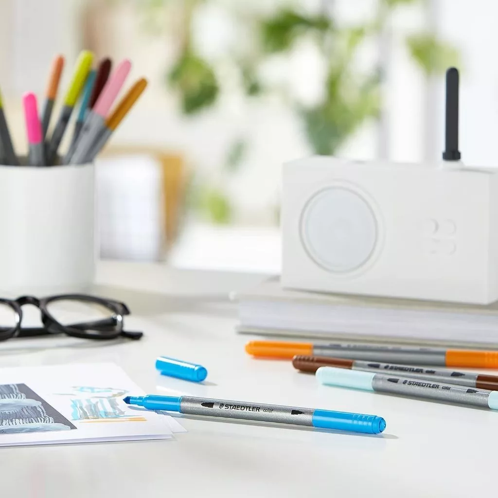 ปากกาเมจิก 2 หัว รุ่น Noris 3200 Staedtler