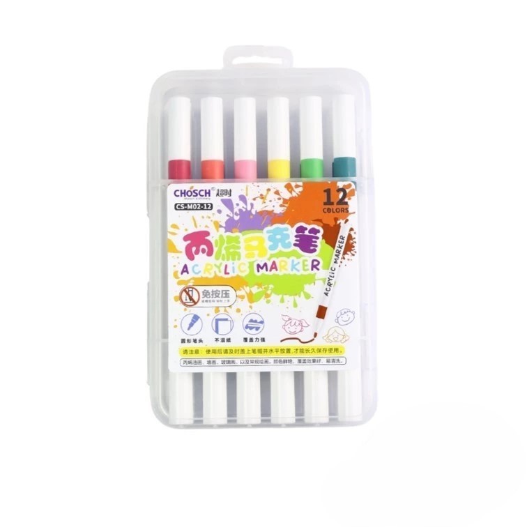Chosch ปากกามาร์คเกอร์อะคริลิค รุ่น CS-MO2 12 24 36 48 60 สี