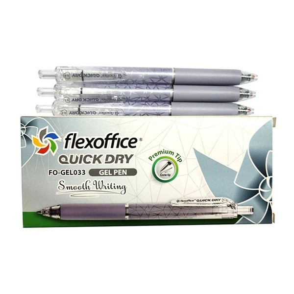 Flexoffice Quick Dry FO-GEL033 ปากกาเจล ขนาด 0.5 มม