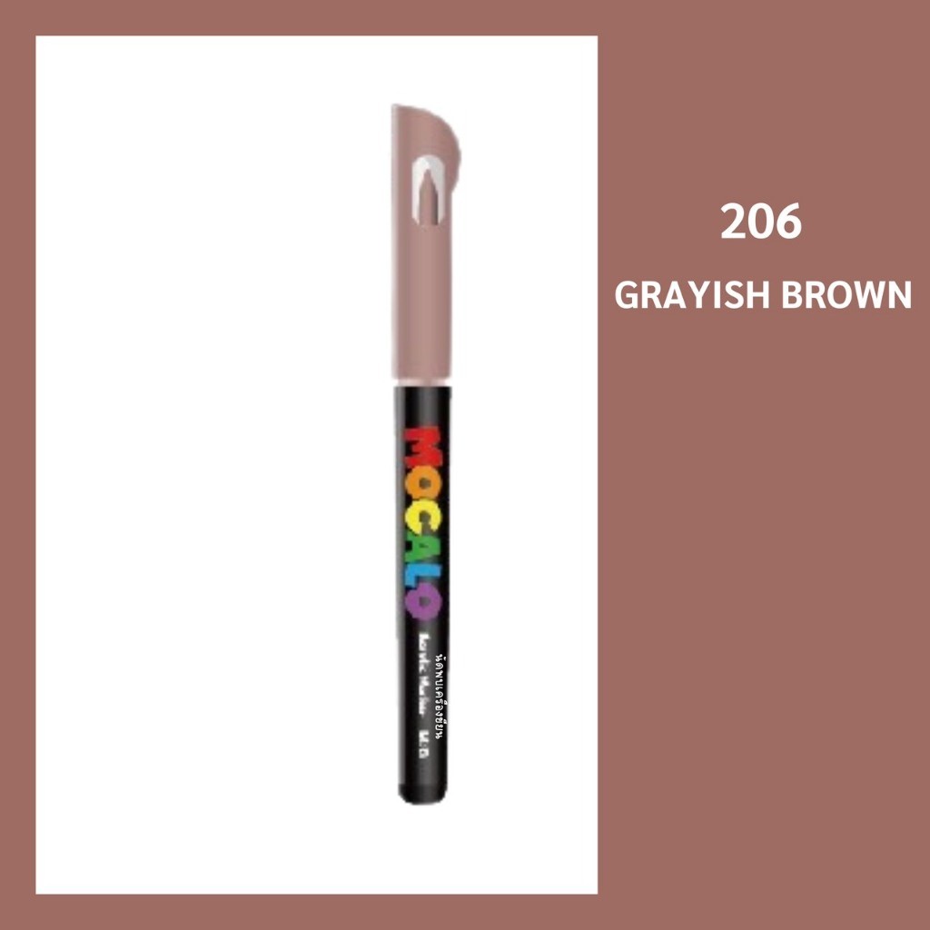 MOCALO M&G ปากกาอะคริลิค Acrylic Marker รุ่น APMT80G3 หัวพู่กัน