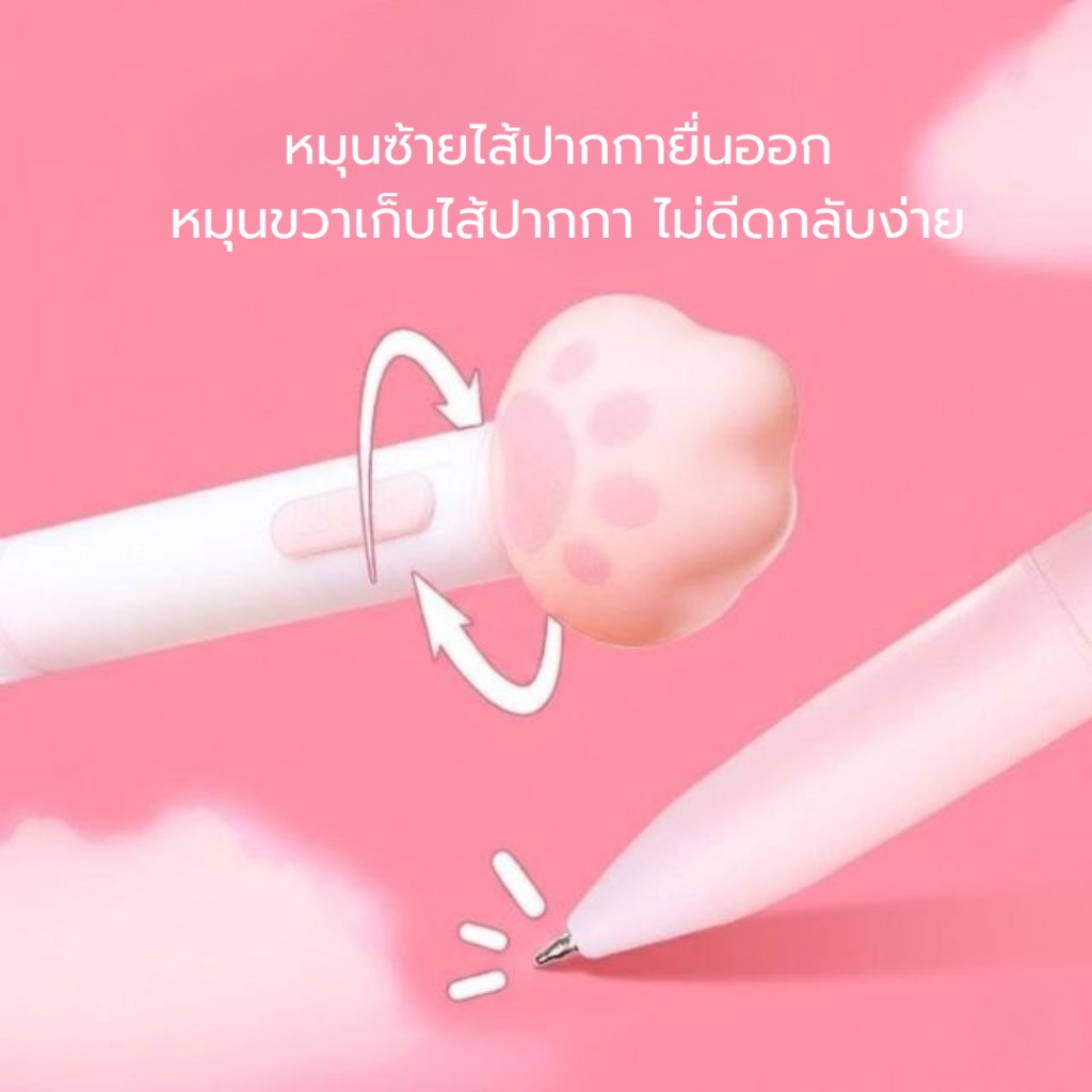 Lopet ปากกาเจลมีไฟ Bling ขนาด 0.5mm