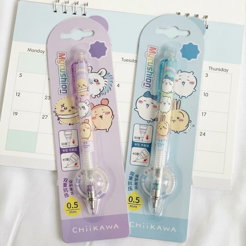ดินสอกด Chiikawa ลิขสิทธิ์แท้ รุ่น Mycushion 0.5 mm ดินสอกดป้องกันไส้หัก