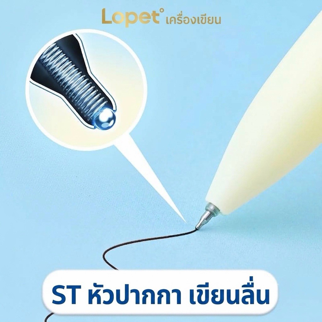 Lopet ปากกาเจลมีไฟ รุ่น Luck Star และ Wink Clouds ขนาด 0.5mm