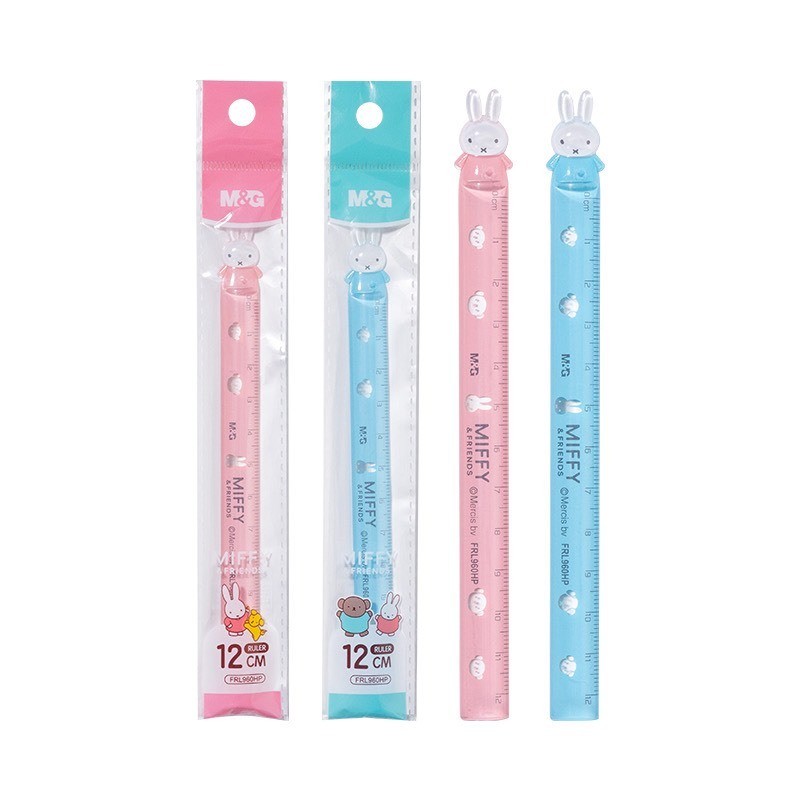 M&G ไม้บรรทัด 12 cm รุ่น FRL960HP ลิขสิทธิ์แท้ Miffy