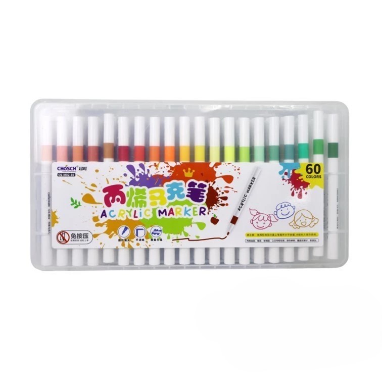 Chosch ปากกามาร์คเกอร์อะคริลิค รุ่น CS-MO2 12 24 36 48 60 สี